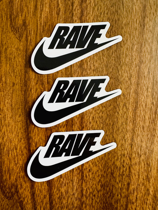 "Just Rave" Sticker Pack - Set of 3