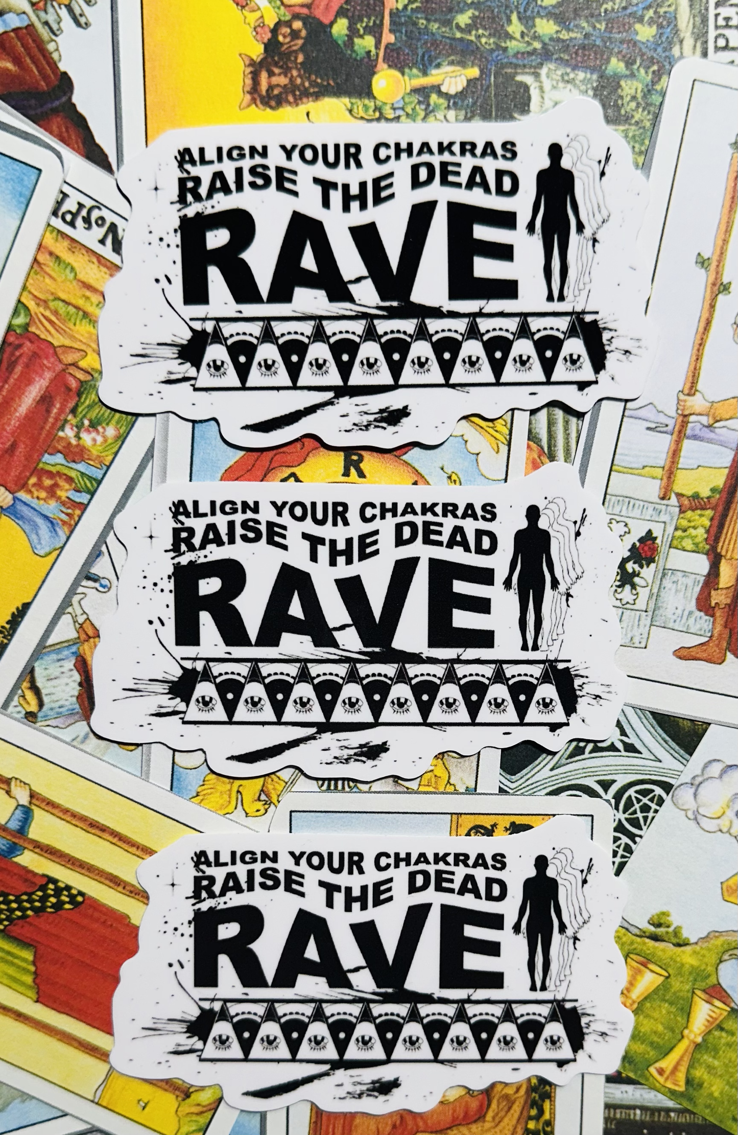 "Raise The Dead" Sticker Pack set of 3